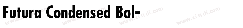 Futura Condensed Bol字体转换 Futura Condensed Bol字体转换